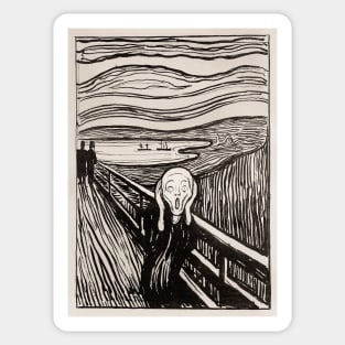 The Scream Sticker